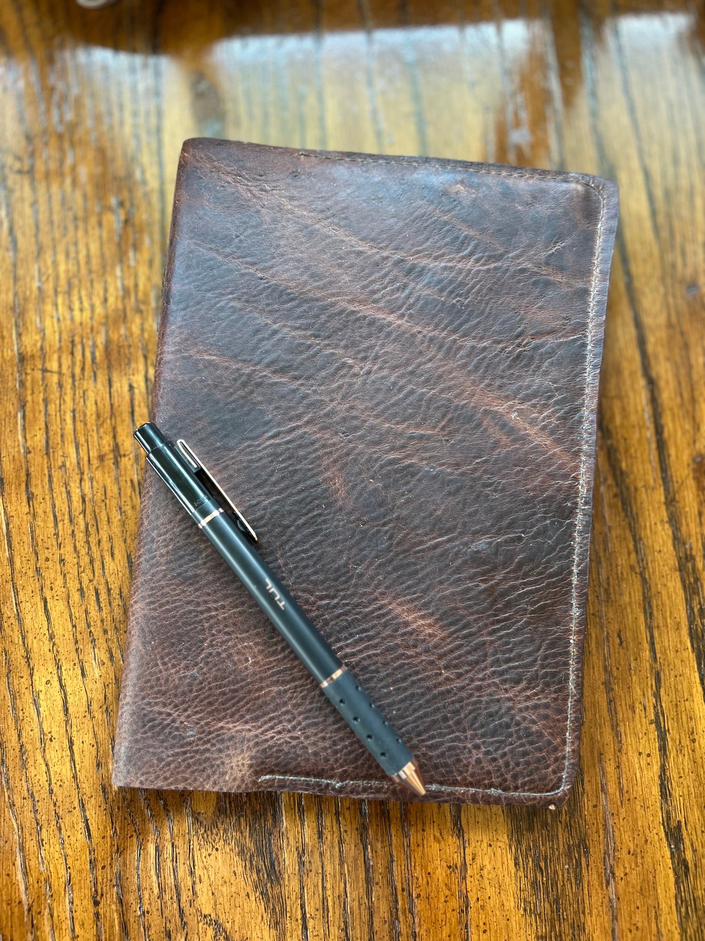 Leather Notebook (side folding)