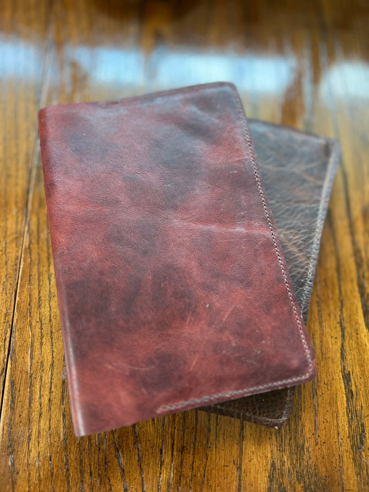 Leather Notebook (side folding)